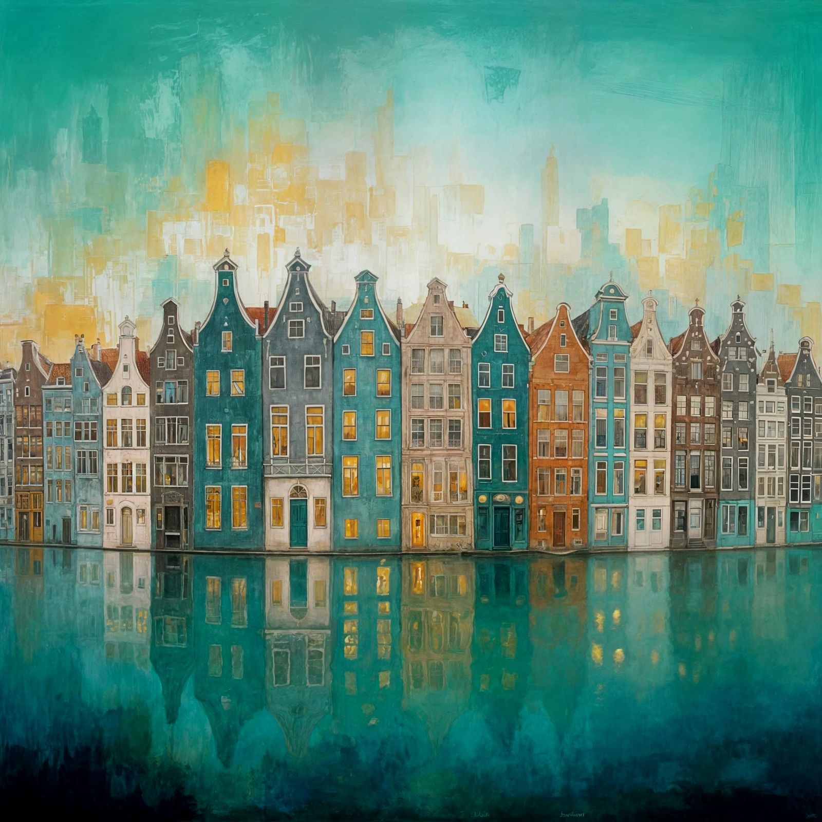 Drenched in Turquoise Amsterdam