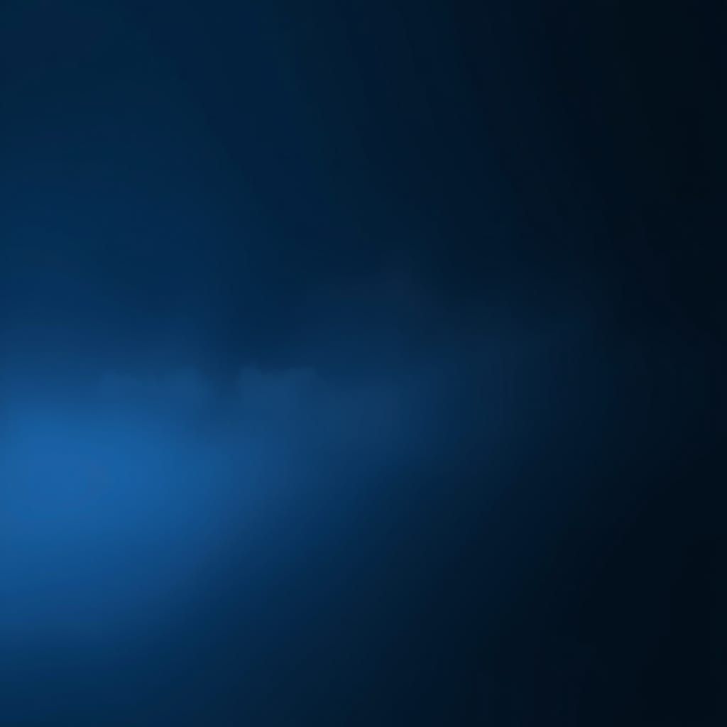 Endless Void in Dark Gradient Blue