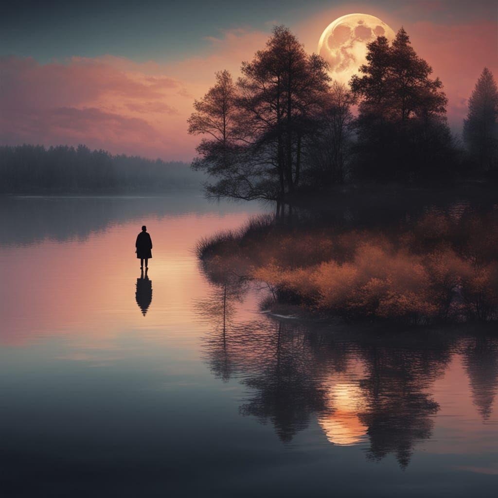 Ethereal Serenity at Dusk