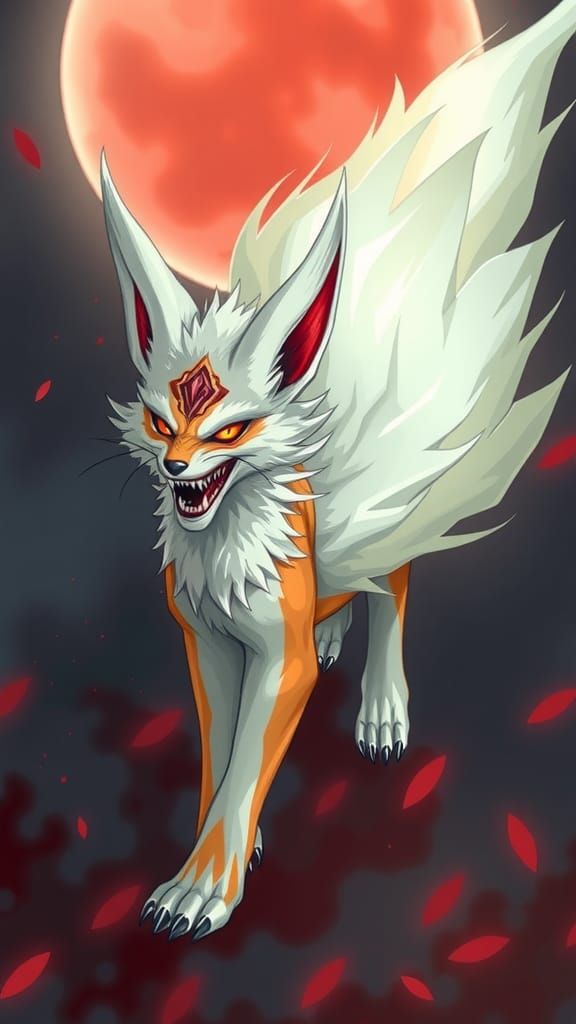 Angry Fox Wallpaper (9:16)