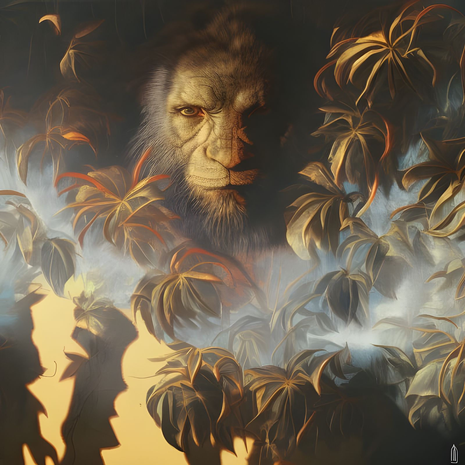 Surreal Spider Interior in Maximalist Style