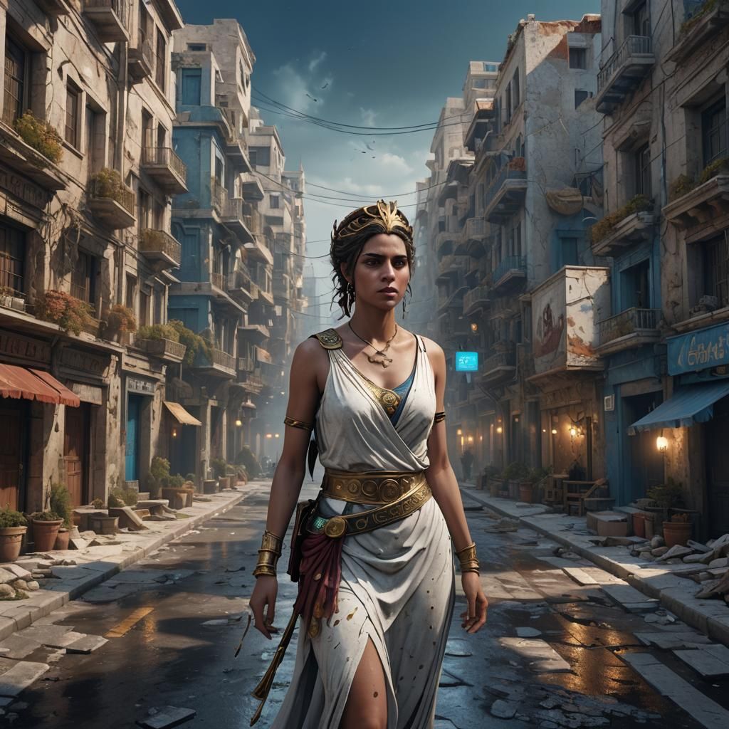 Melinoe: Goddess of Nightmares in Modern City