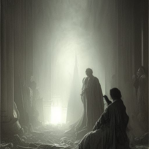 Horror Deception in Doré Style