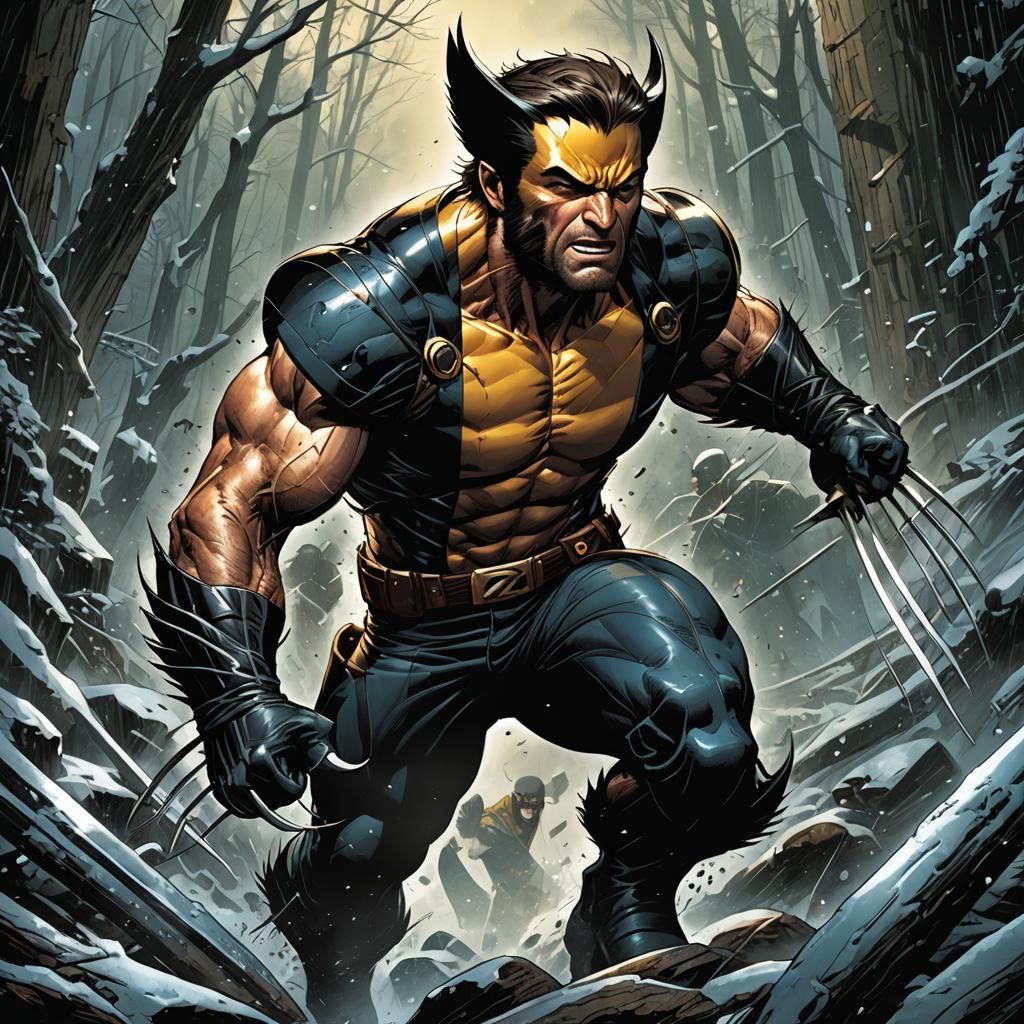 Wolverine Comic Book Art by Mark Brooks and Dan Mumford