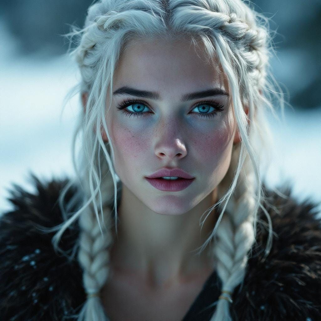 Portrait of a Confident Nordic Woman