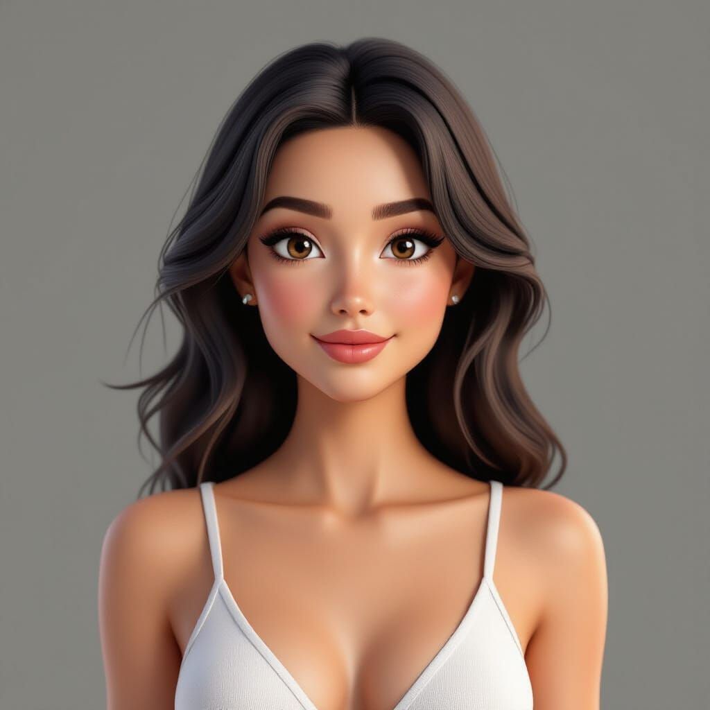 3D Render of a Woman's Body Texture