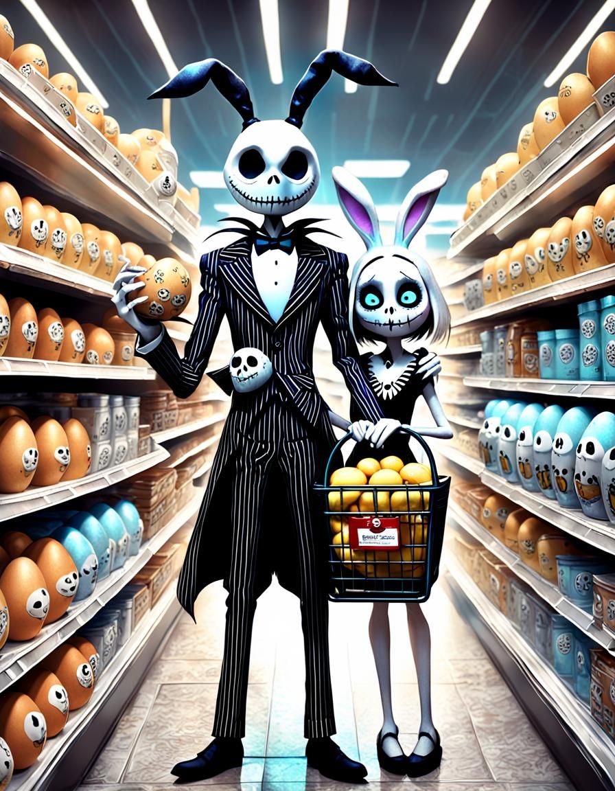 Jack Skellington and Lola Bunny's Easter Heist