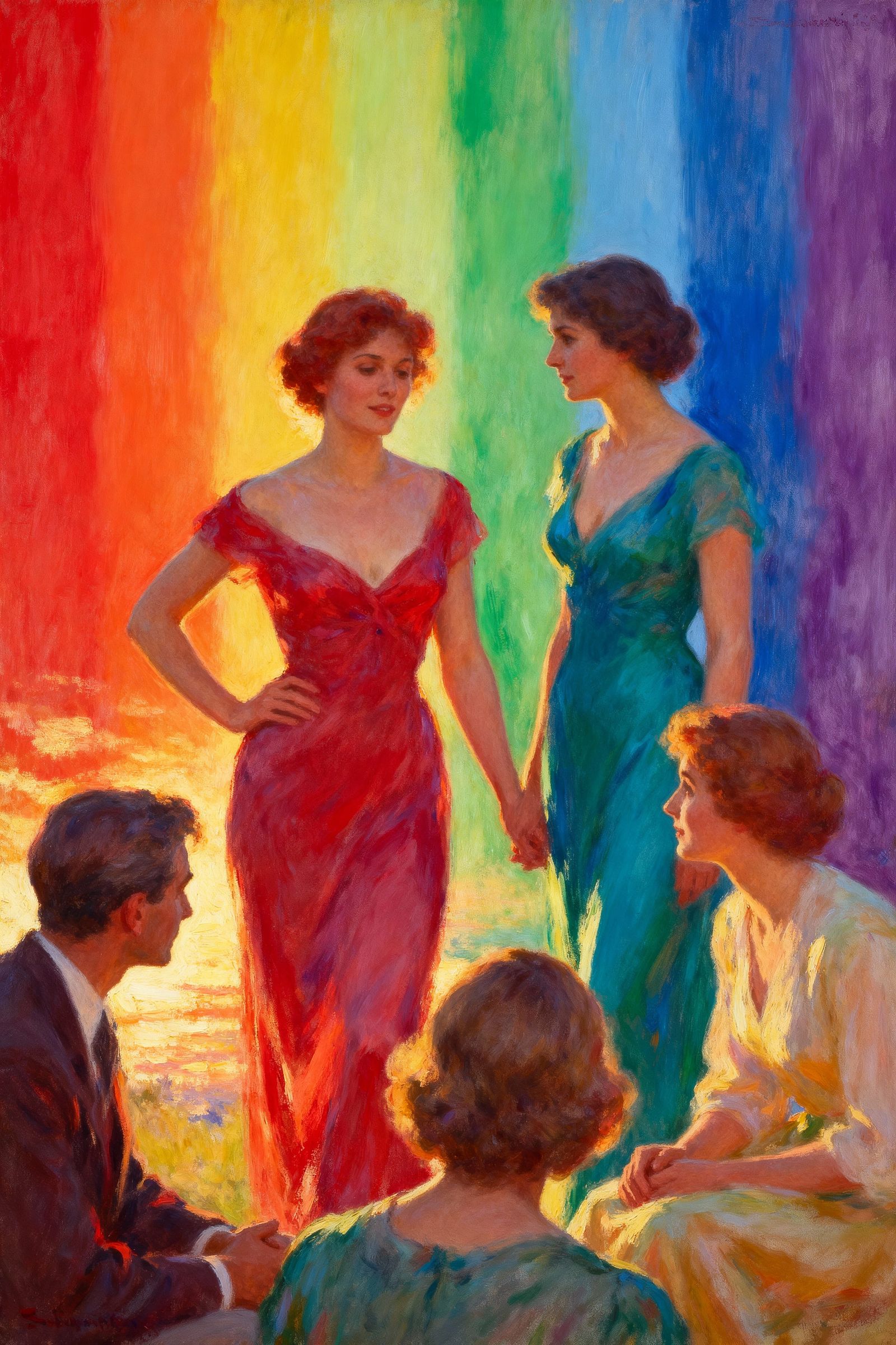 Vibrant Void in the Style of Laszlo Mednyanszky