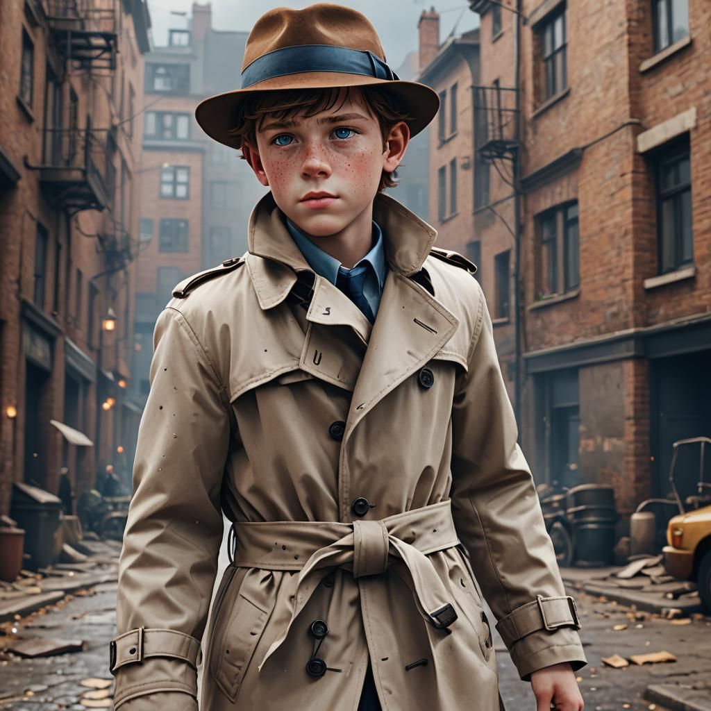 Boy in Fedora: 3D Game Cinematic Render