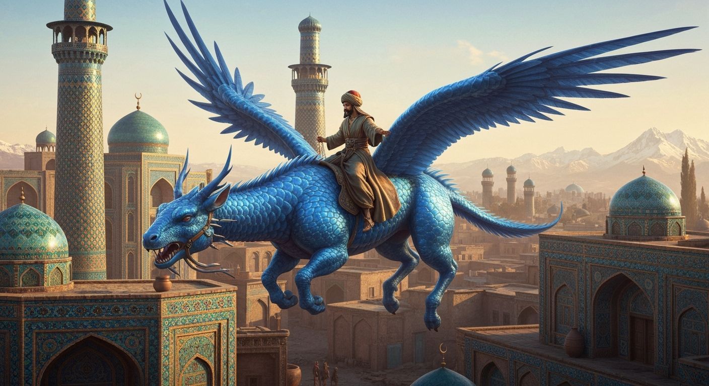 Riding the lovely simurgh through Persia