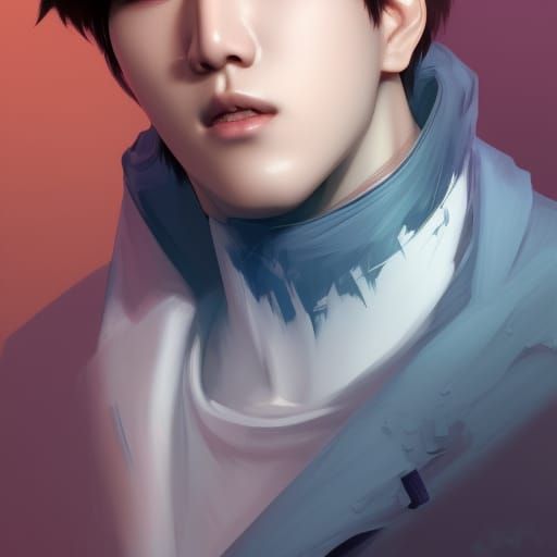 Detailed Kpop Male Portrait in Unreal Engine 5