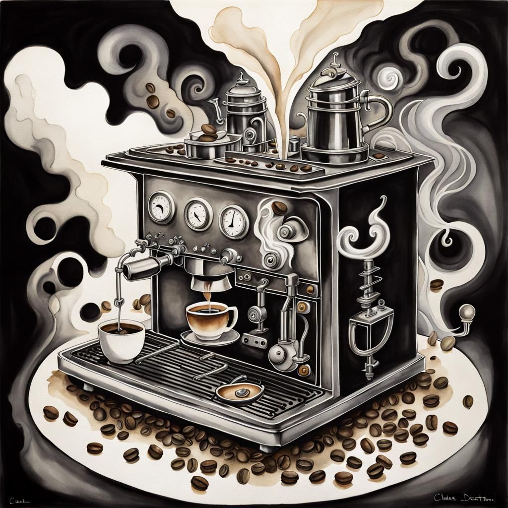 Haunted coffee machine