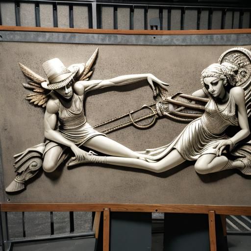 Abstract AI-Generated Sculpture