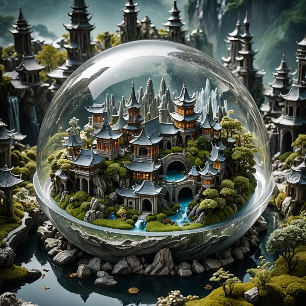 City under glass dome 4