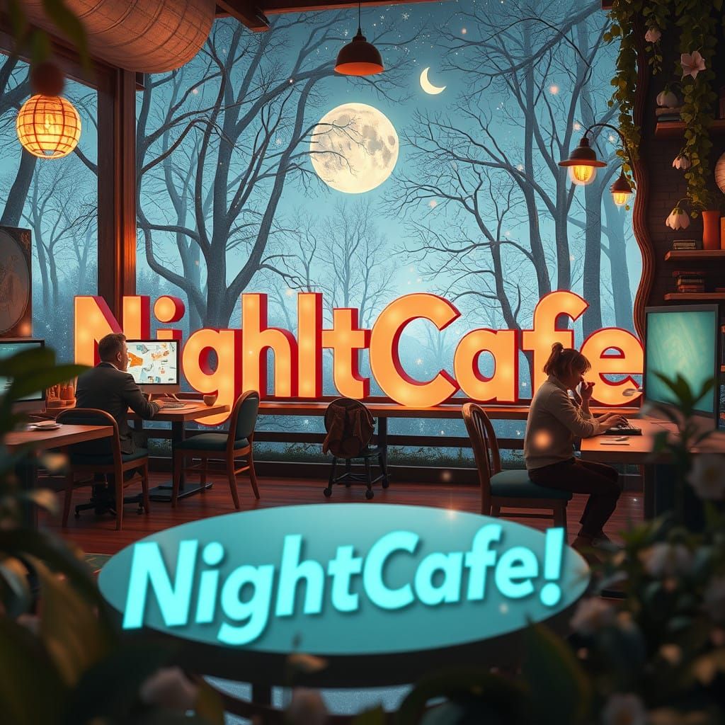 NightCafe Studio: Whimsical 3D World of Imagination