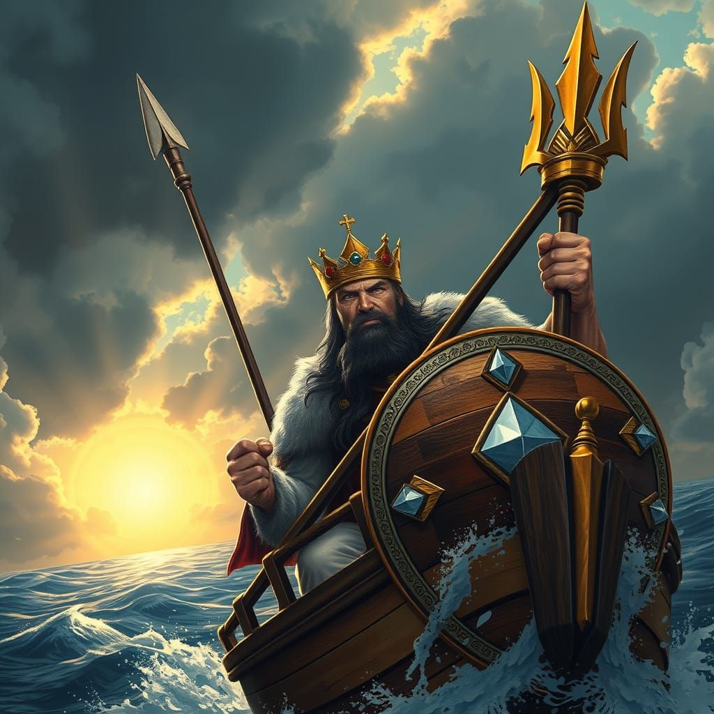 Regal King Sails Towards the Rising Sun