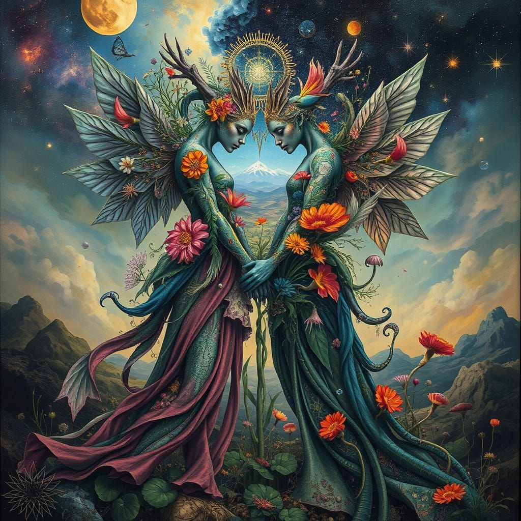 Dreamlike Portraits of Interconnected Minds