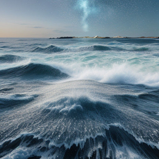 Cosmic Dew on Ocean Breeze