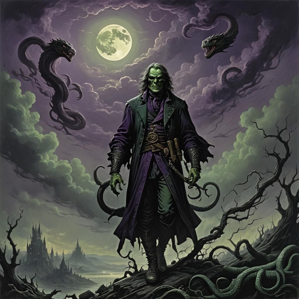 Nightmarish Sky with Sinister Clouds