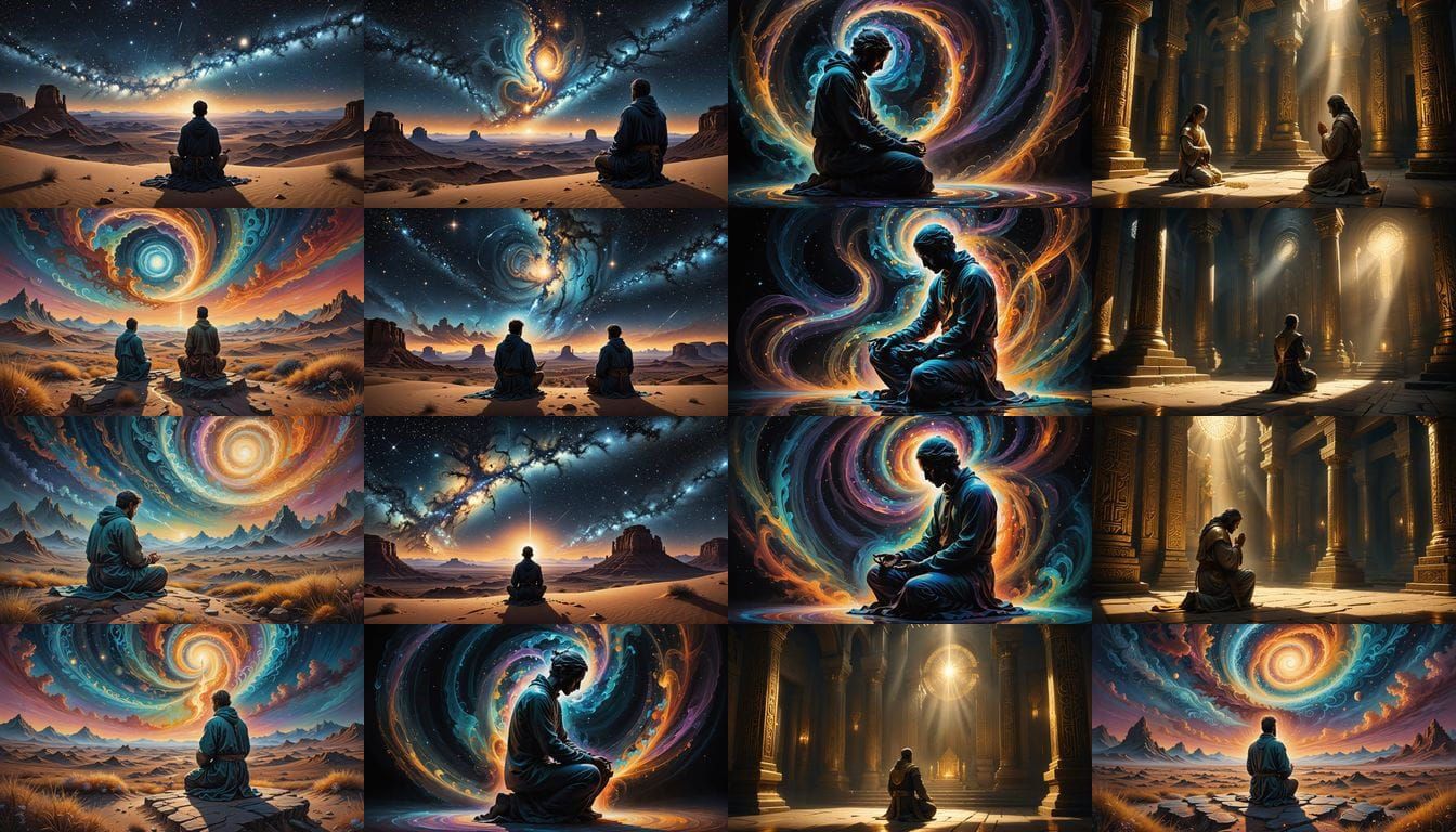 AI Generated Image of Prayer