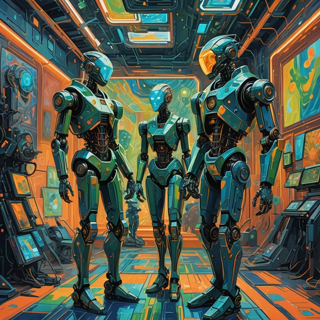 Futuristic Museum: A Van Gogh Inspired Art Concept