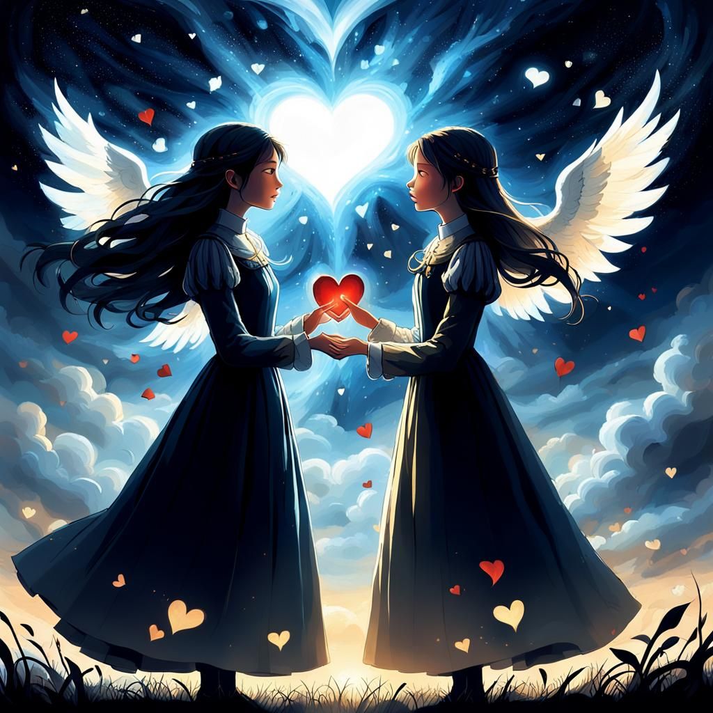 Figures of Light Face a Shadowy World