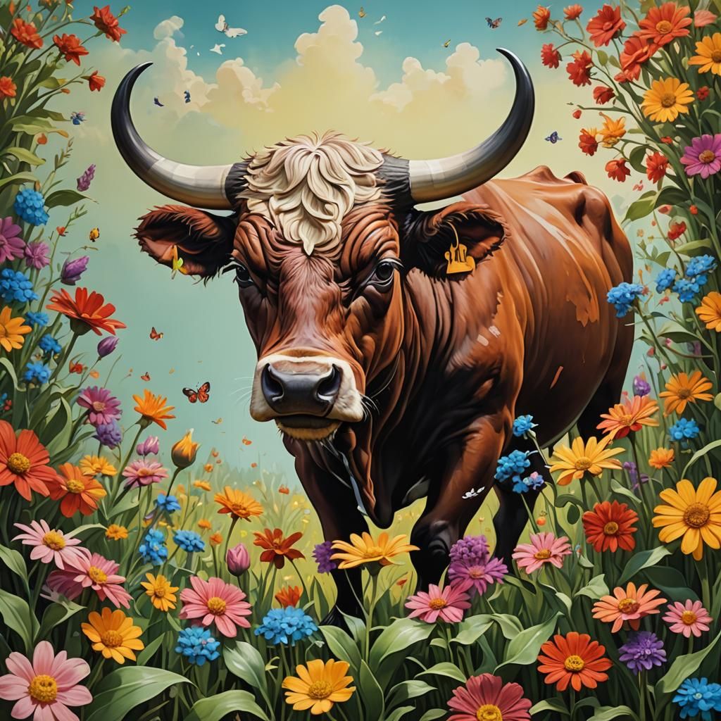 Ferdinand the Bull: A Hyperrealistic Pop-Up Book Illustratio...