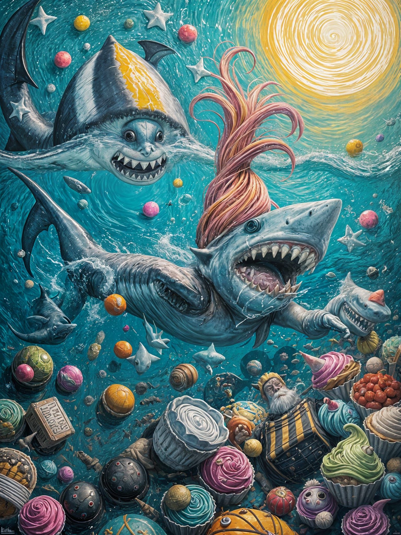 Troll's Sweet Escape: Graffiti Art Sea Adventure