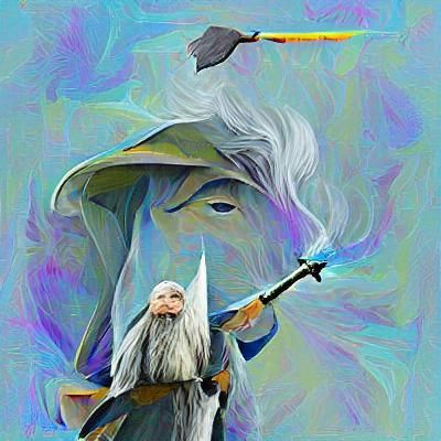 Wizard with Staff: An AI Interpretation