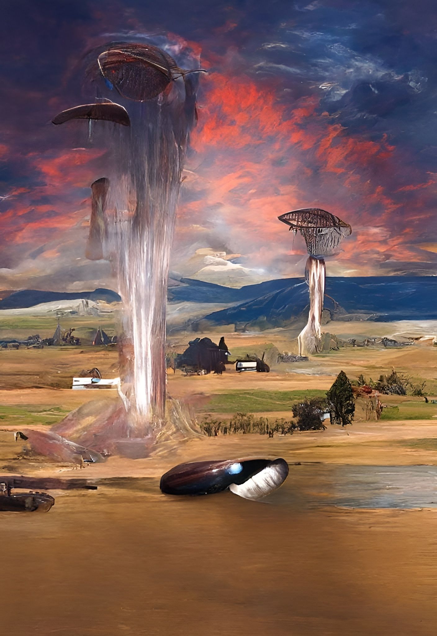 Willamette Valley Cornfields Attacked by Alien Spaceships