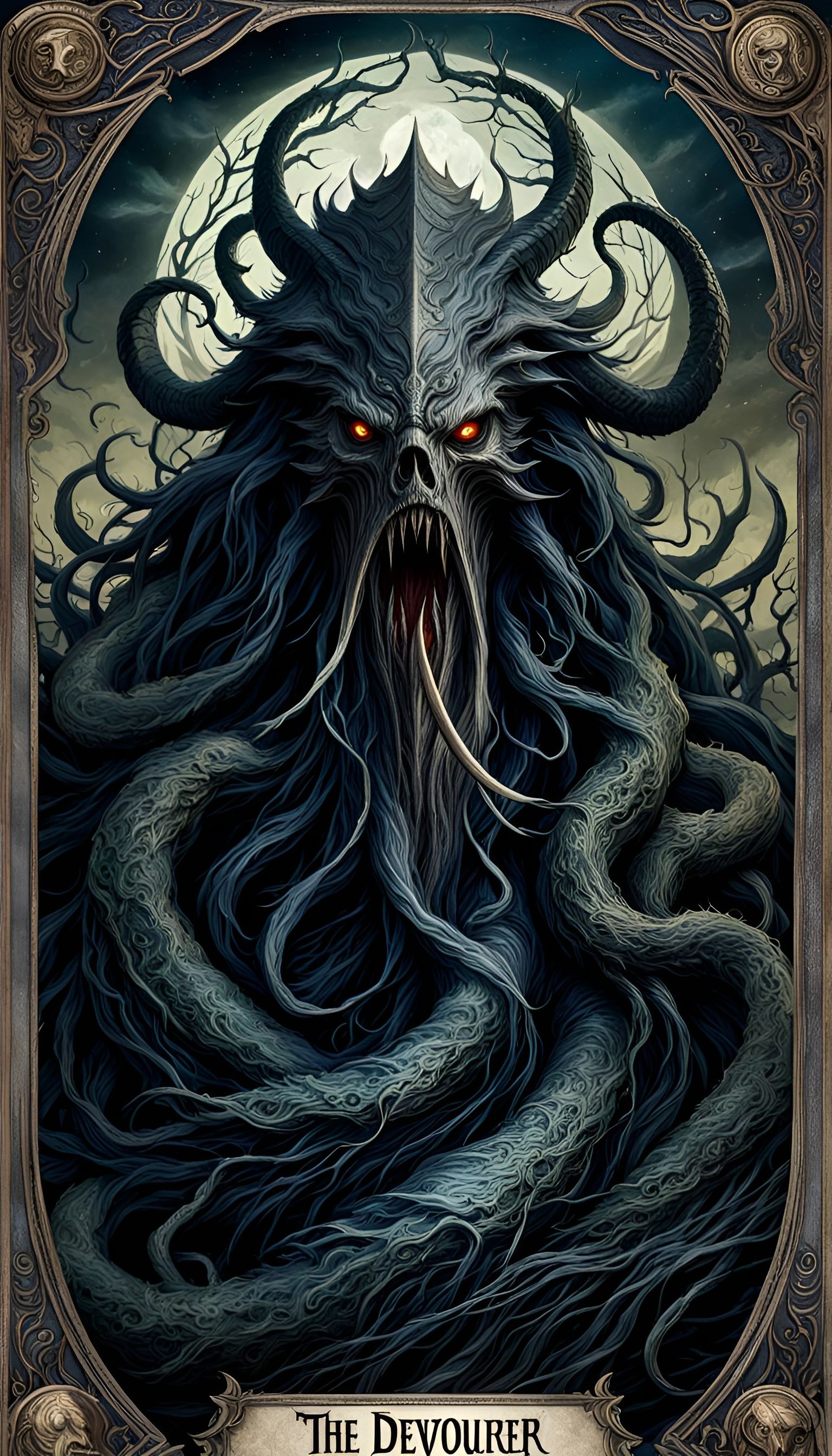 Eldritch Tarot Card: The Devourer #3