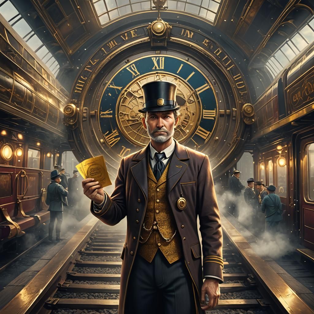 Time-Traveling Train Conductor with Golden Ticket