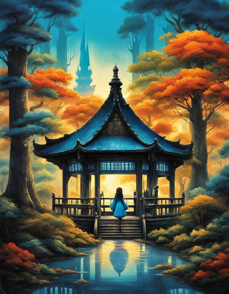 Blue Gazebo