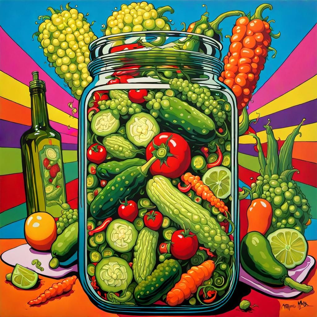 Cucumber Party: A Horrendous Pop Art Vegetable Event