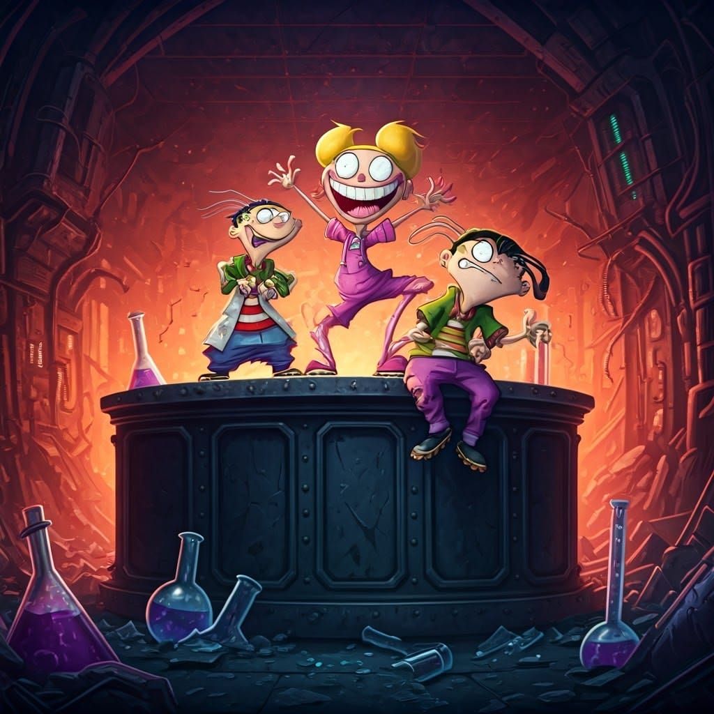 Ed, Edd n Eddy Chaos at Dexter's Lab