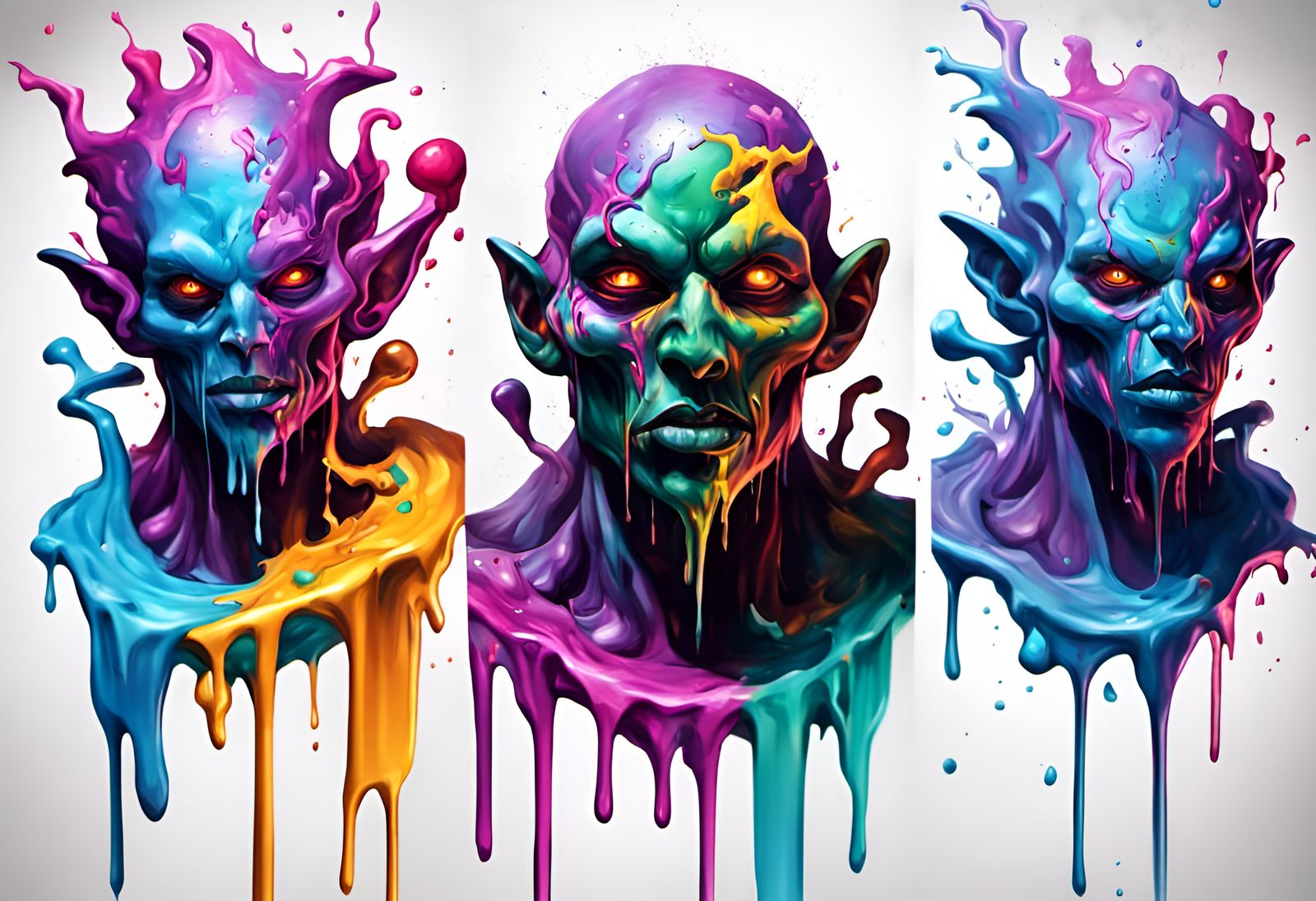 Arcane Soul Entrapment: A Fantasy Graffiti Art