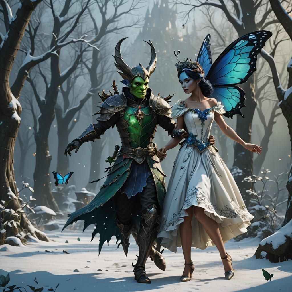Goblin Knight and Winter Fairy Dance