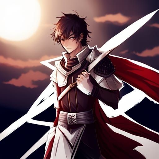 Stormlight Archive Shardbearer in Anime Style