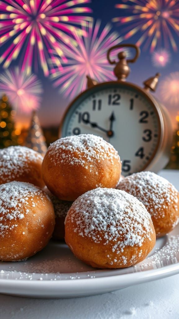 Midnight Celebration with Oliebollen and Fireworks