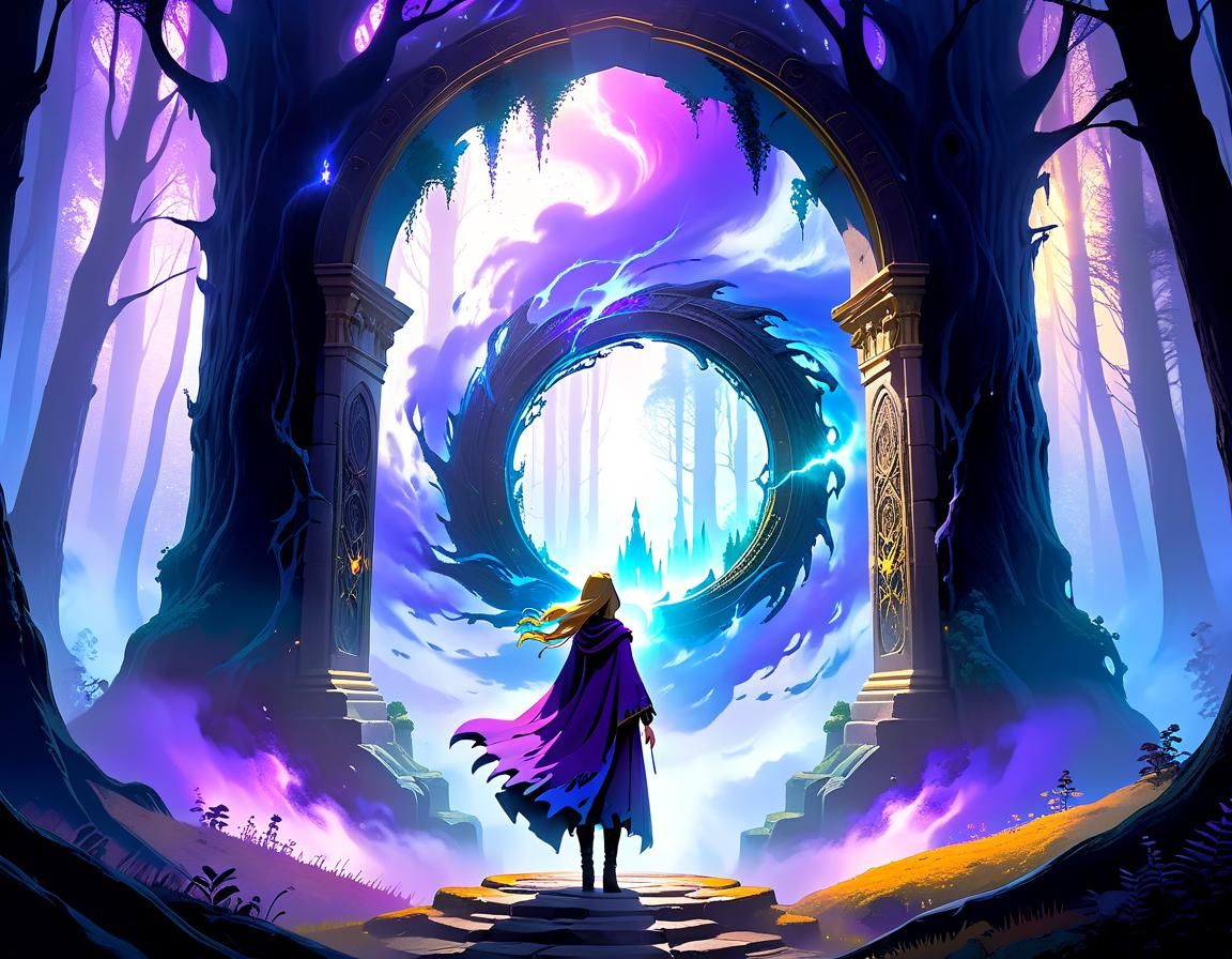 Sorceress Conjures a Portal to a New World