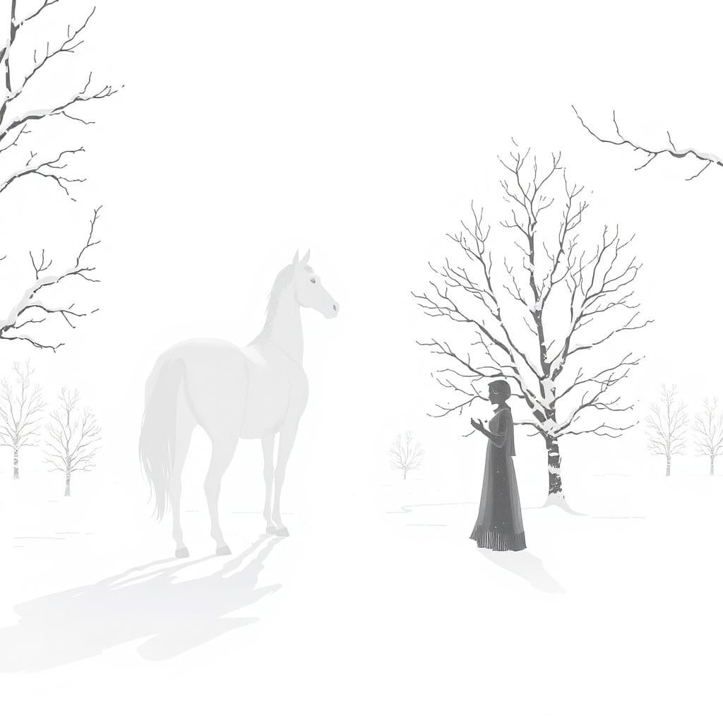 Spectral White World Where Creativity Has Died