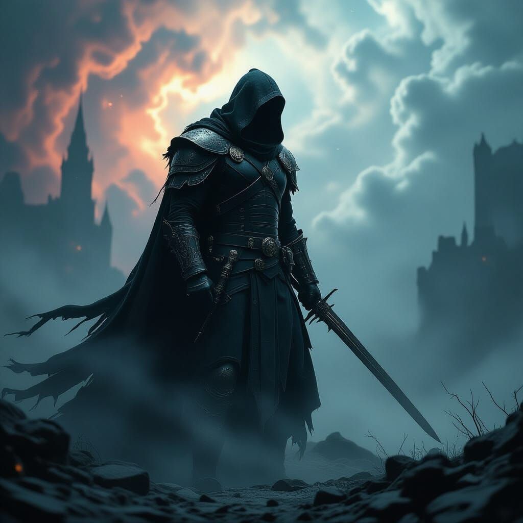 Cosmic Dread Lone Ranger in Gothic Dark Fantasy