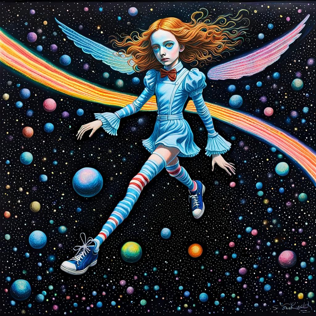 Ultra-detailed Glowing Lines (FLYING:3)-Alice (STARFIELD:3),...