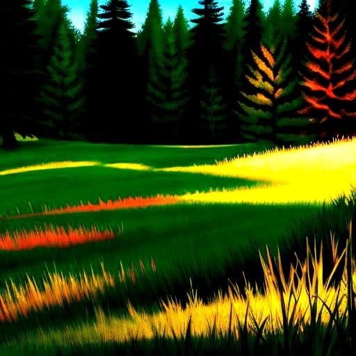 AI Generated Splendor in the Grass