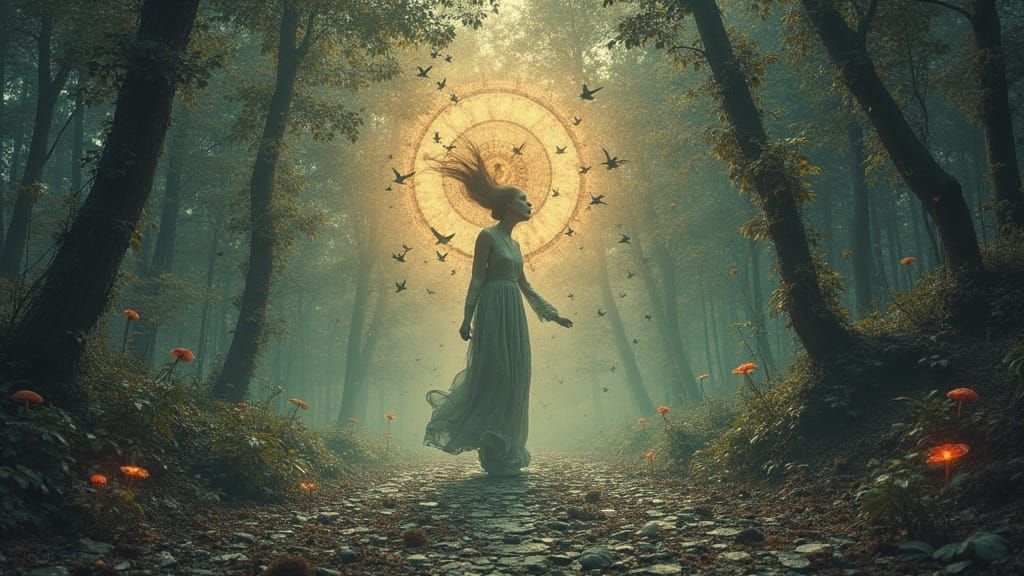 Angel of Memories Screaming in Mirror Labyrinth