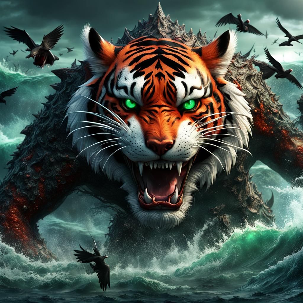 Crystal Tiger Emerges from the Black Sea