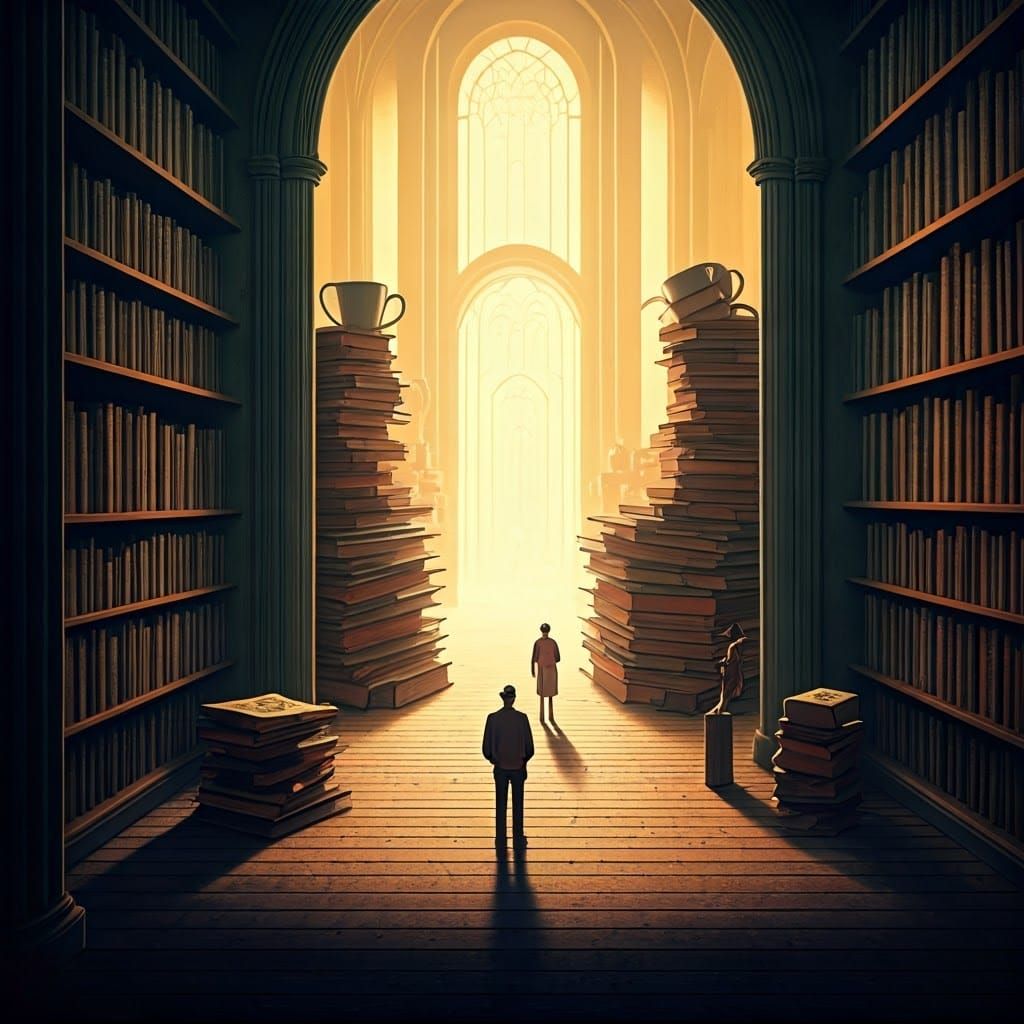 Miniature People Navigate a World of Giant Art Deco Wonders