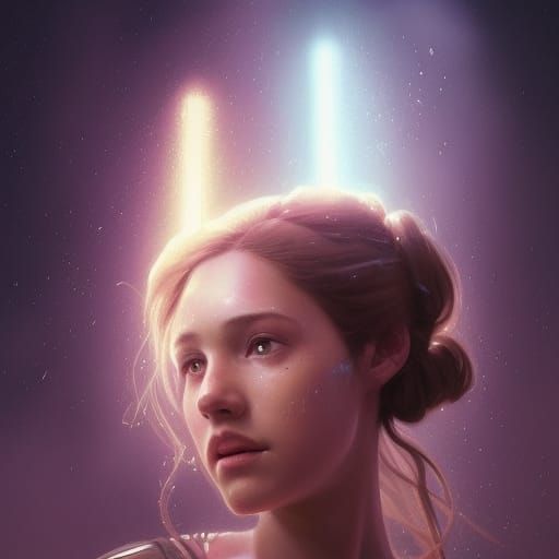 Star Wars Teenage Girl Portrait in 8K