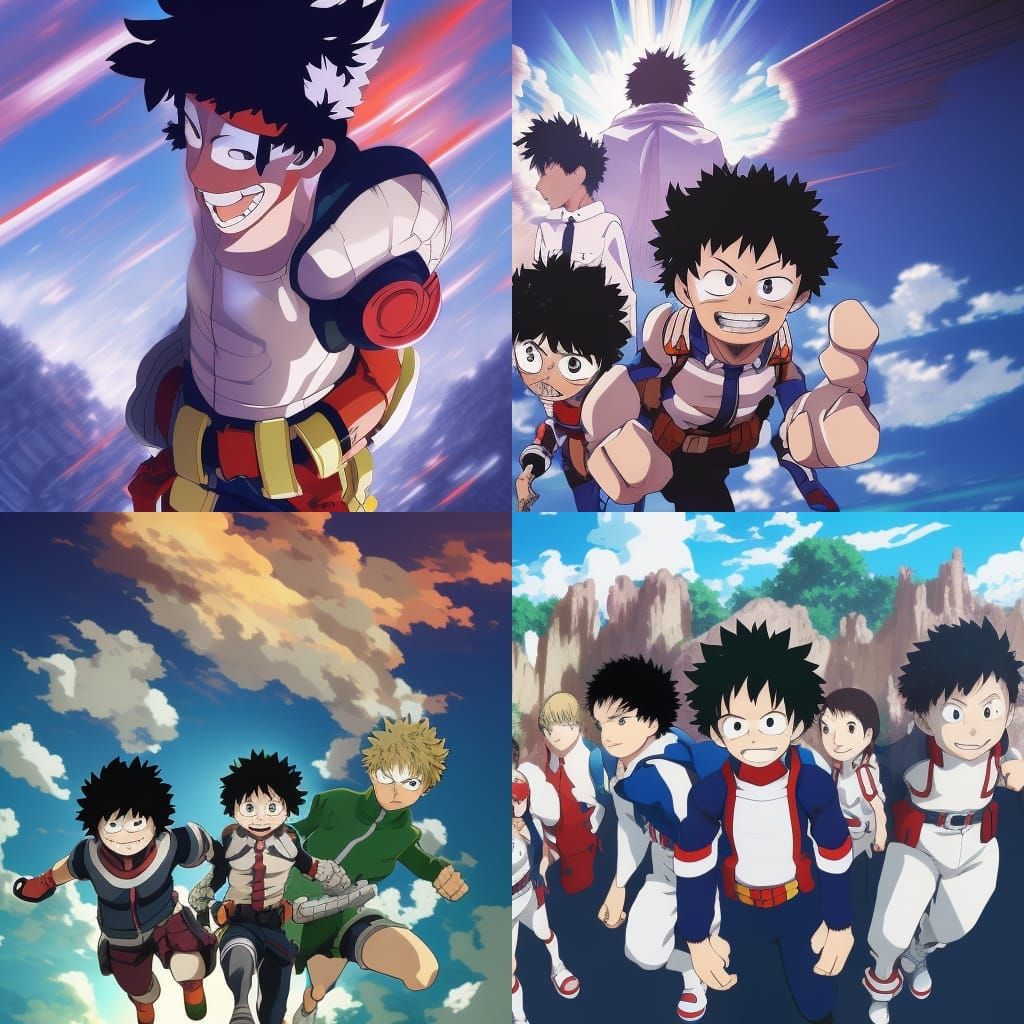 My Hero Academia in Ghibli Anime Style