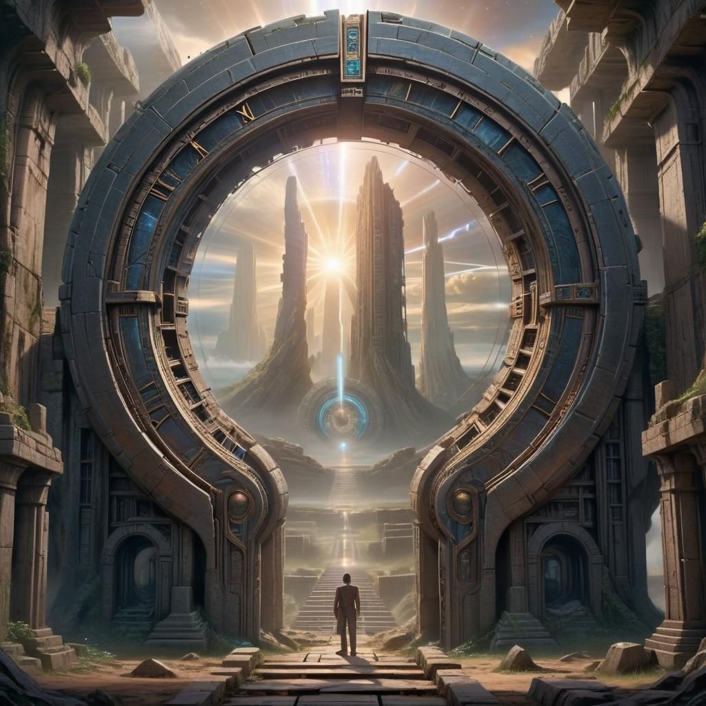 Guardian of Forever: Time Portal in Ancient Ruins
